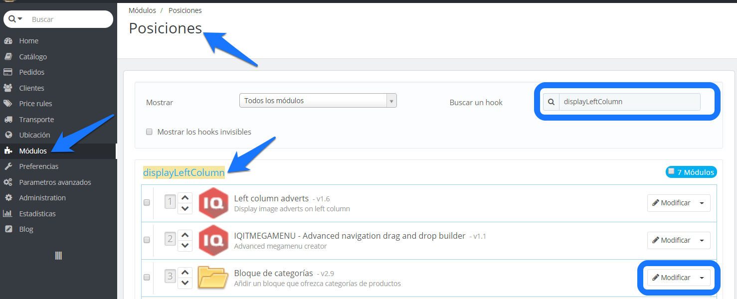 Quitar Columnas de la Página de Confirmación de Pedido en PrestaShop