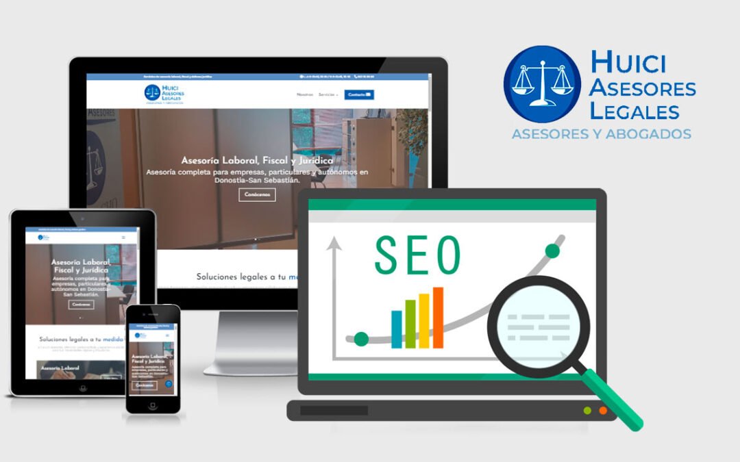 Optimización SEO en Huici Asesores Legales