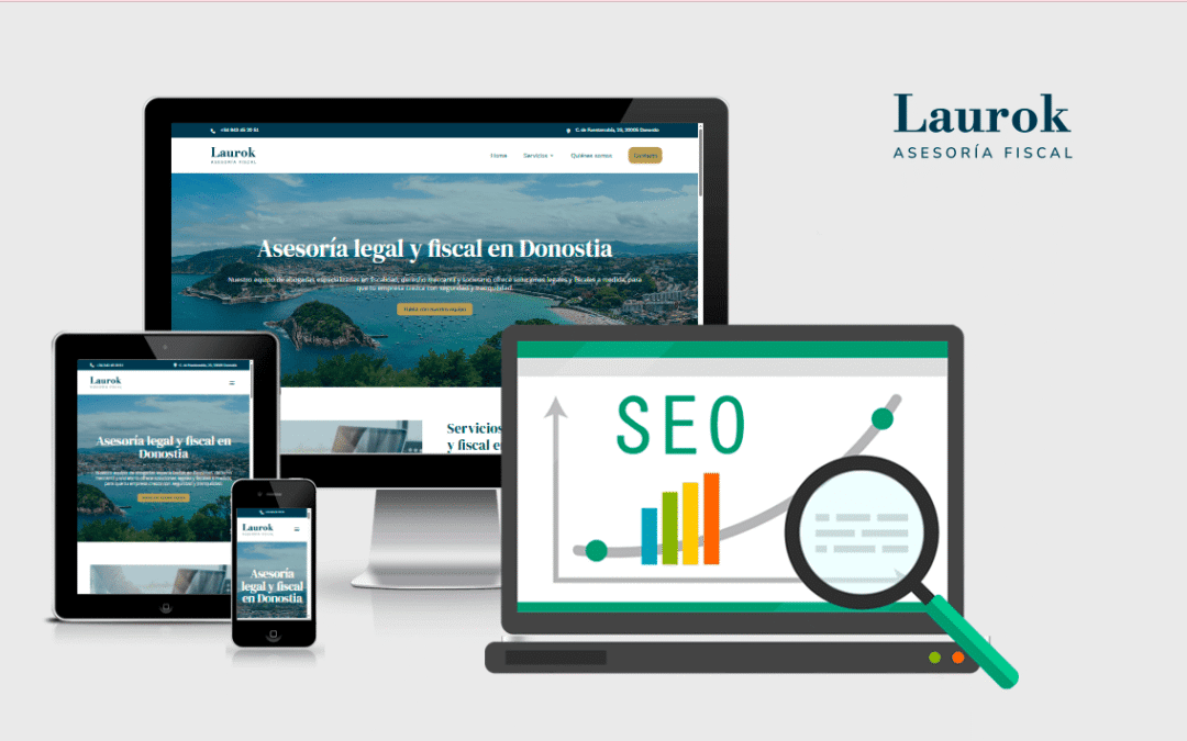 Diseño web y SEO Asesoría Laurok