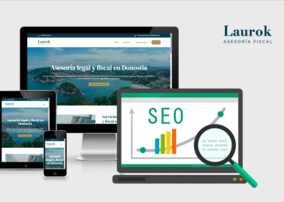 Diseño web y SEO Asesoría Laurok
