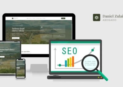 Diseño web y SEO en Daniel Zulaica Abogado
