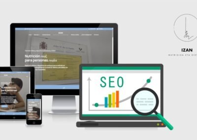 Diseño web y SEO en Izan Nutrizioa
