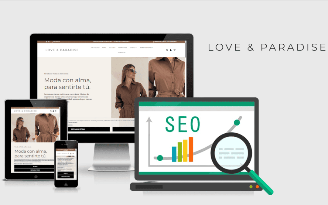 Diseño web y SEO en Love and Paradise