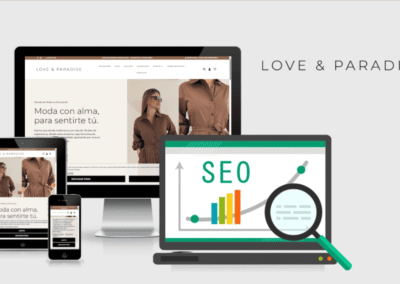 Diseño web y SEO en Love and Paradise